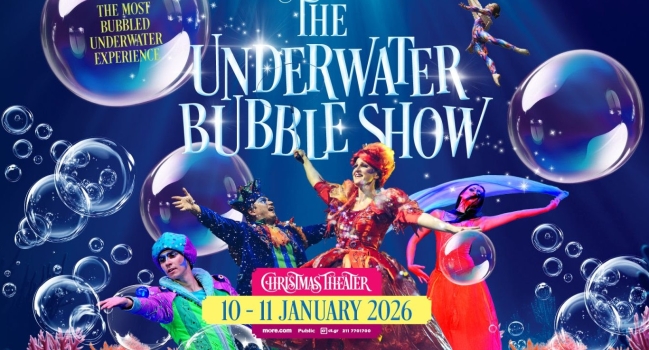 THE UNDERWATER BUBBLE SHOW