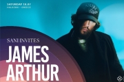 Ο James Arthur στο Sani Festival στις 18 Ιουλίου