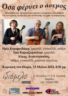 ΟΣΑ ΦΕΡΝΕΙ Ο ΑΝΕΜΟΣ 
