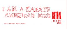 I AM A KARATE AMERIKAN EGG 