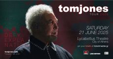 18 μέρες για την συναυλία του SIR TOM JONES στην Αθήνα 