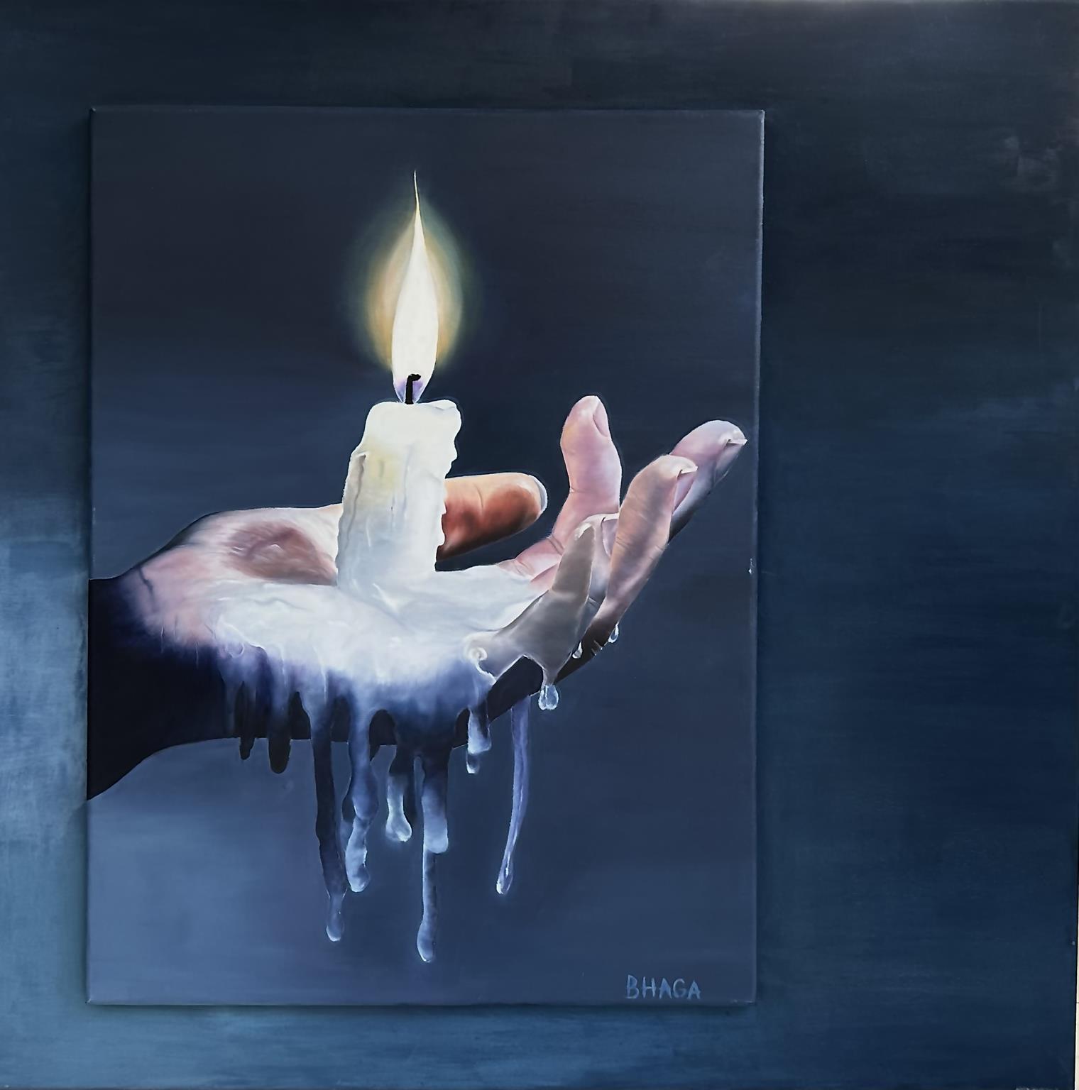 Irina Bodryaga Candle 100x100cm