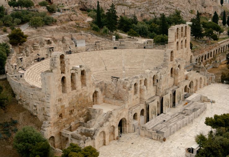 ODEON OF HERODES ATTICUS photo M. Asthenidis