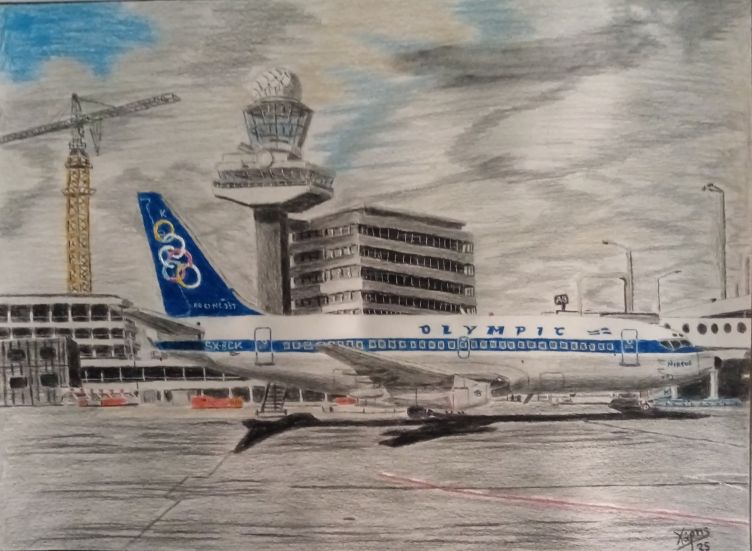 Olympic Airways 40x50cm 